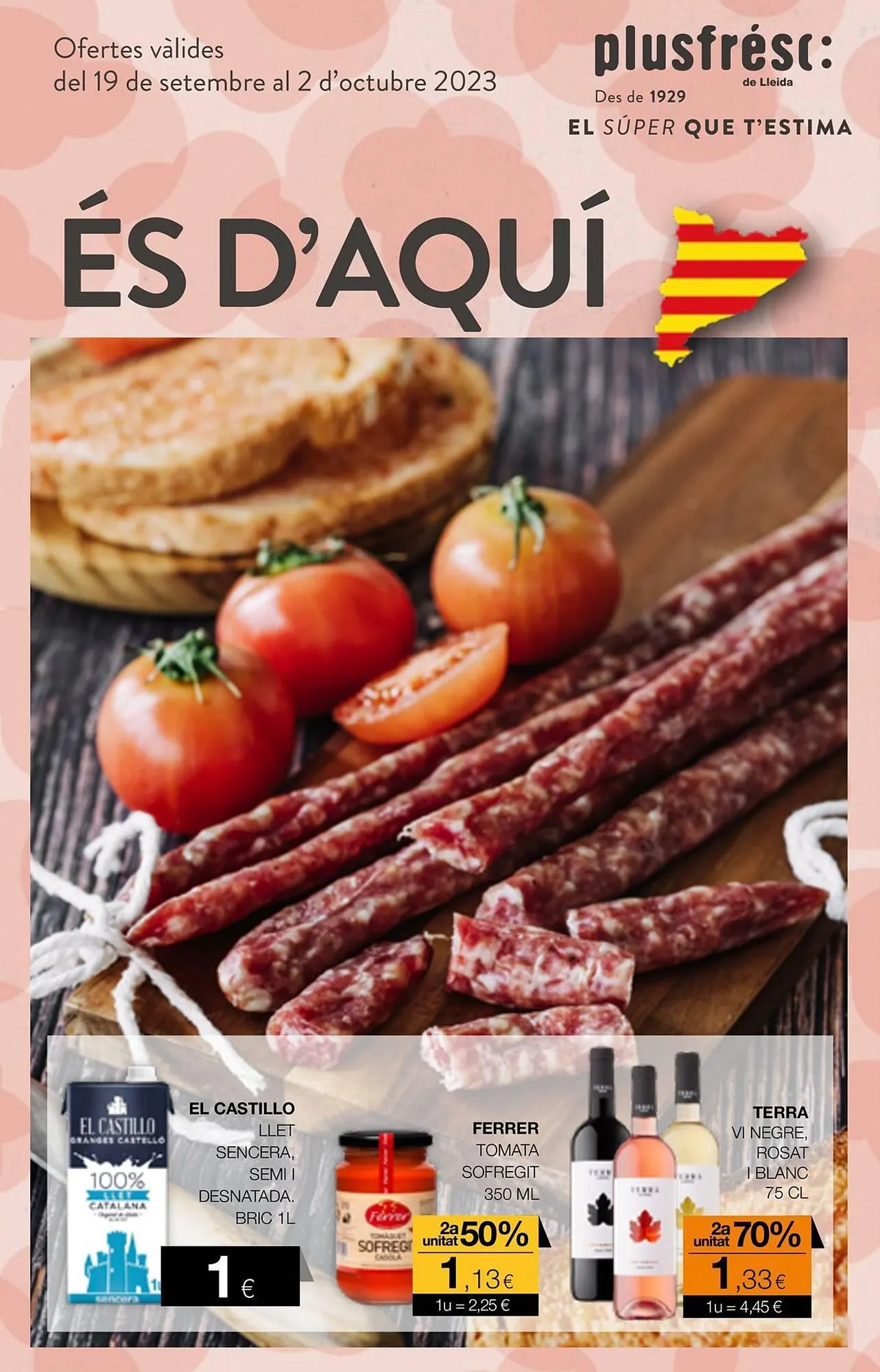 Catálogo de Folleto Plusfresc 20 de septiembre al 2 de octubre 2023 - Página 1