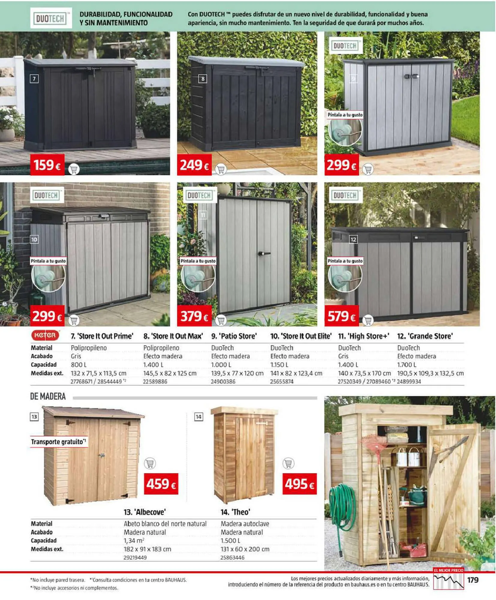 Catálogo de Folleto Bauhaus 7 de marzo al 15 de agosto 2023 - Página 179