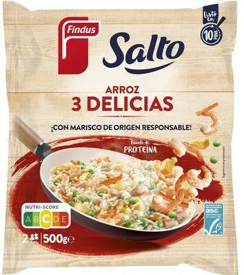 Arroz 3 delicias Findus Salto 500g