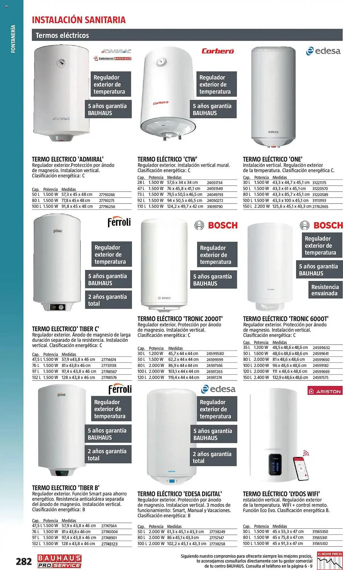 Catálogo de Folleto Bauhaus 24 de febrero al 31 de diciembre 2025 - Página 282