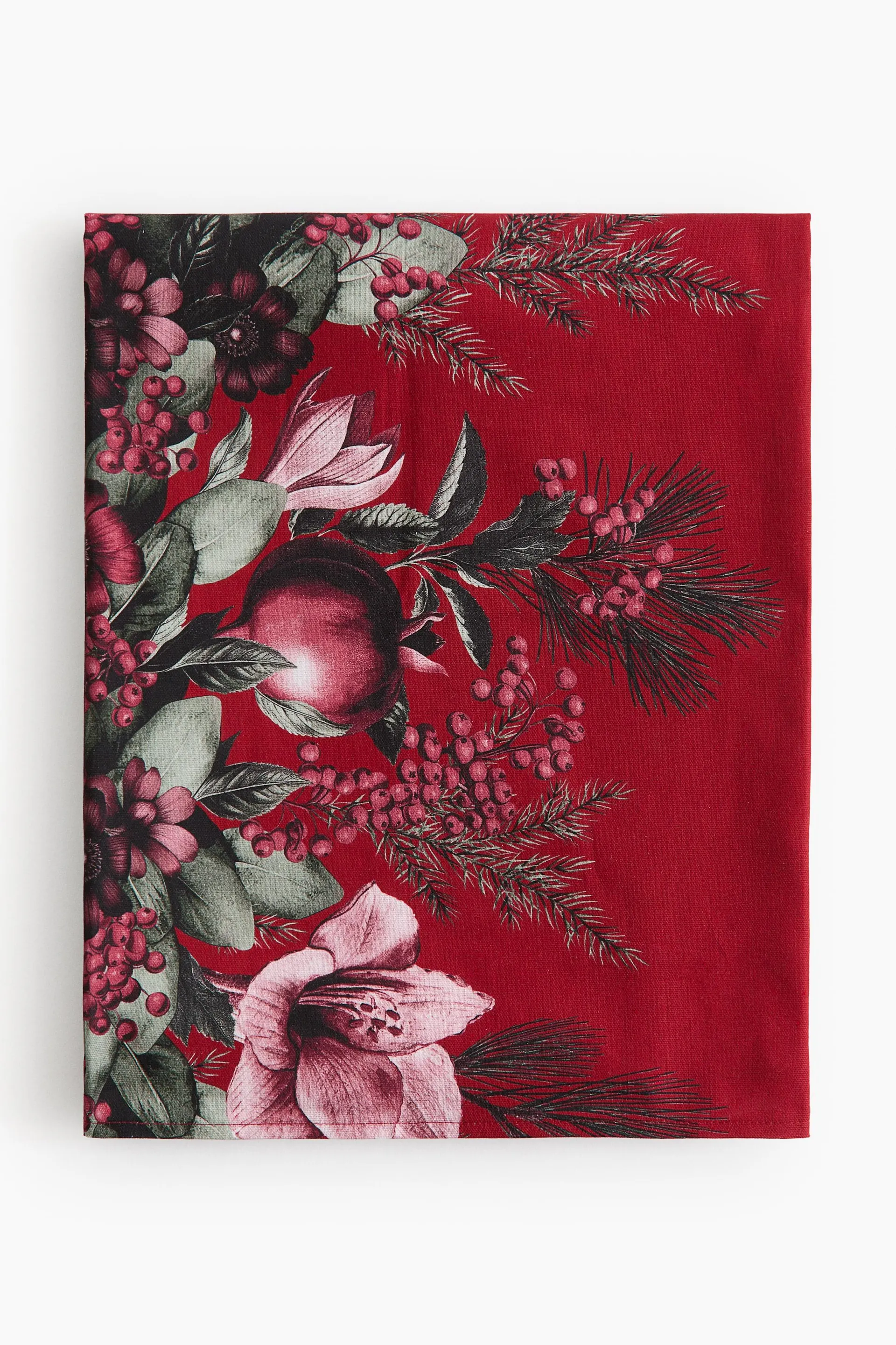 Mantel estampado de algodón