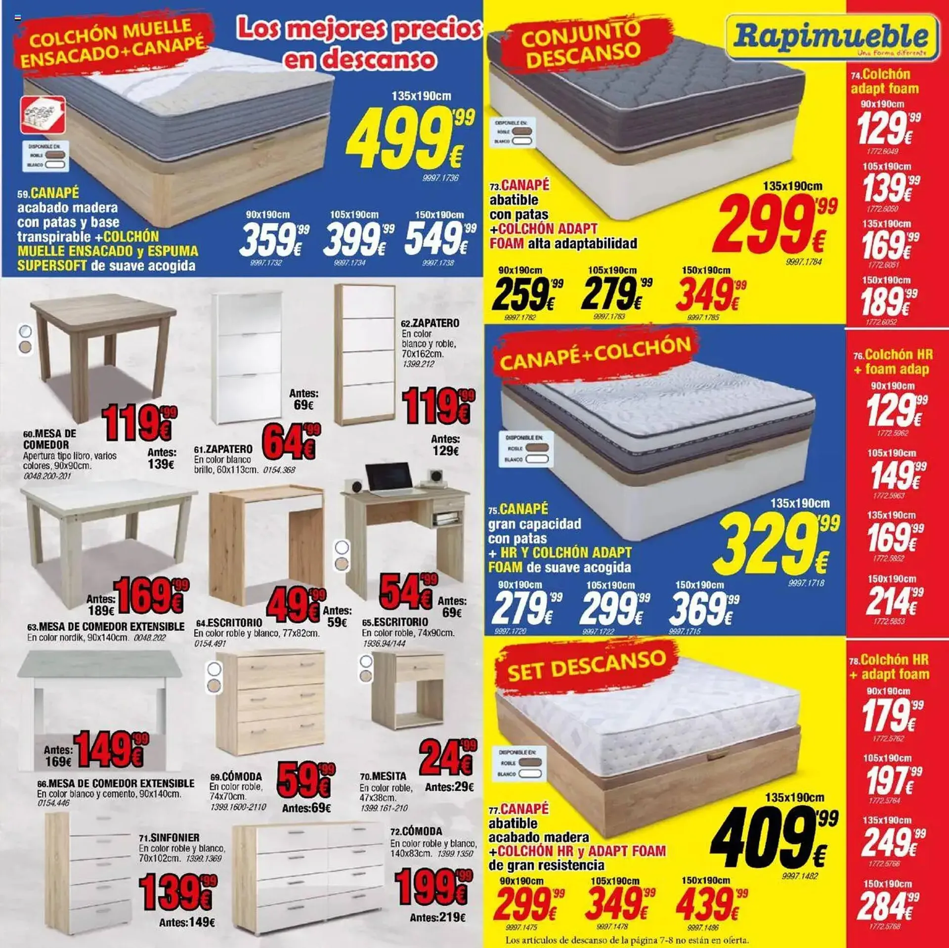 Catálogo de Folleto Rapimueble 1 de septiembre al 31 de octubre 2025 - Página 7