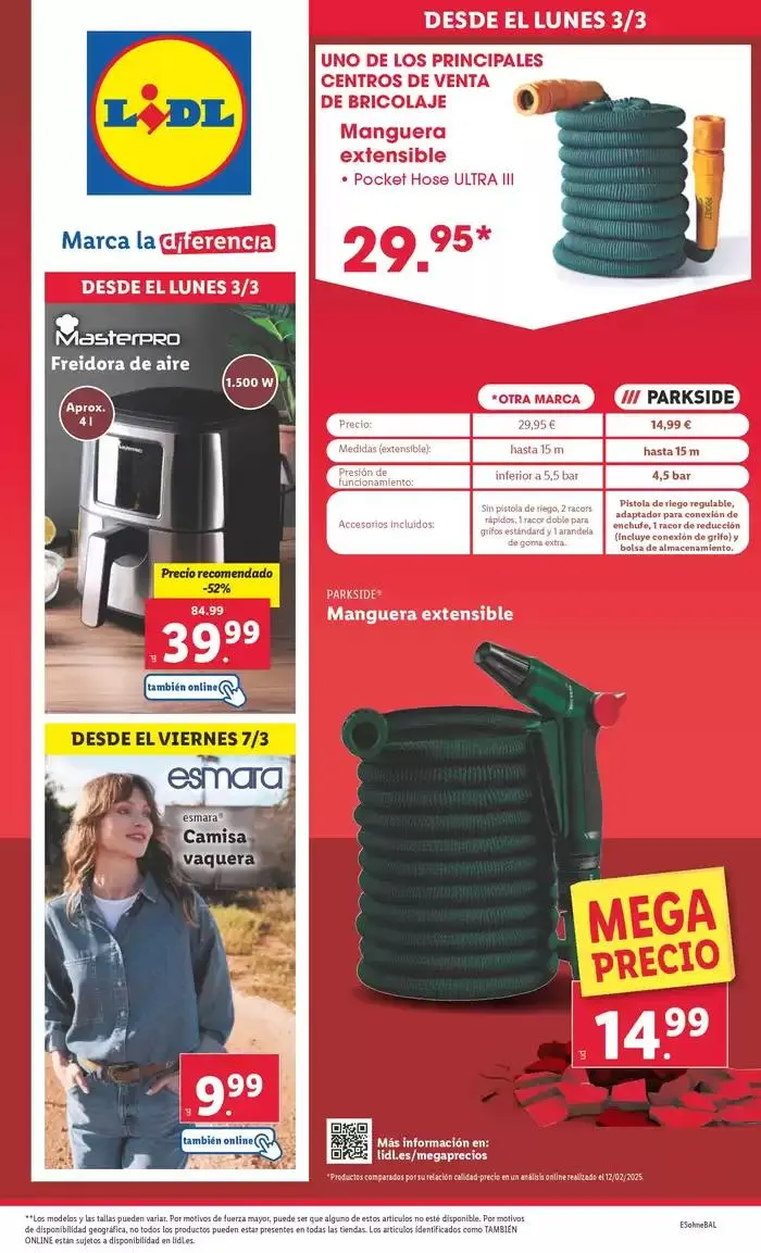 Catálogo de ¡Bazar Lidl! Ofertas válidas del 03/03 al 09/03 3 de marzo al 9 de marzo 2025 - Página 1
