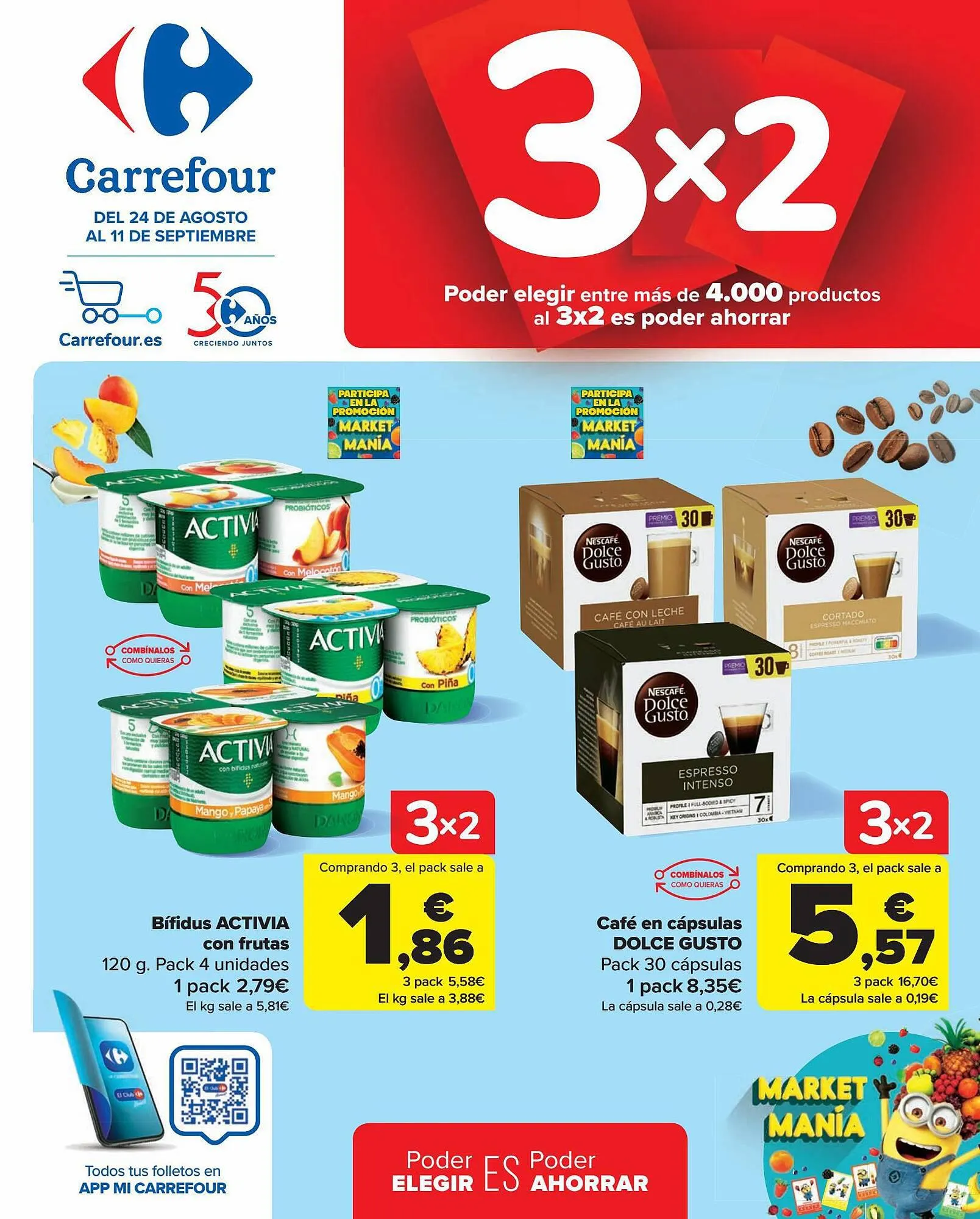 Catálogo de Folleto Carrefour 24 de agosto al 11 de septiembre 2023 - Página 1