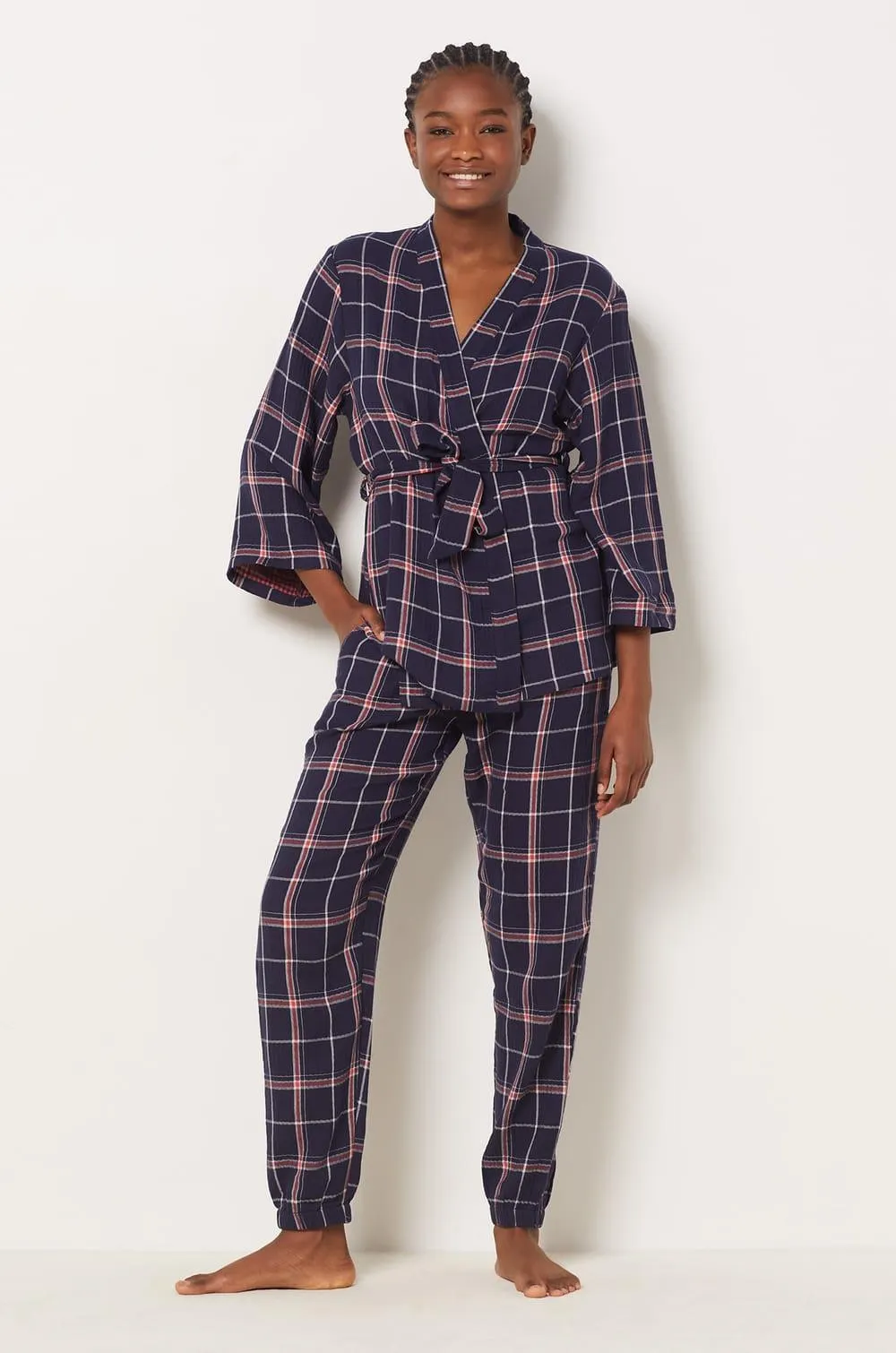 Pantalón pijama estampado cuadros