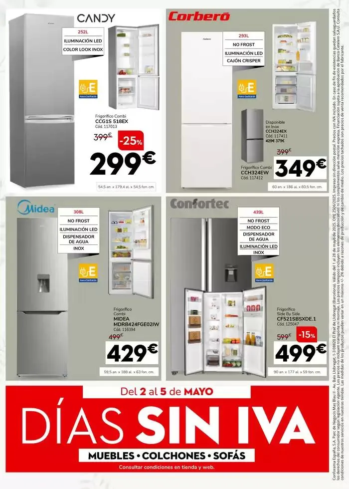 Catálogo de Hasta un 60% de descuento en descanso 2 de mayo al 28 de mayo 2025 - Página 20