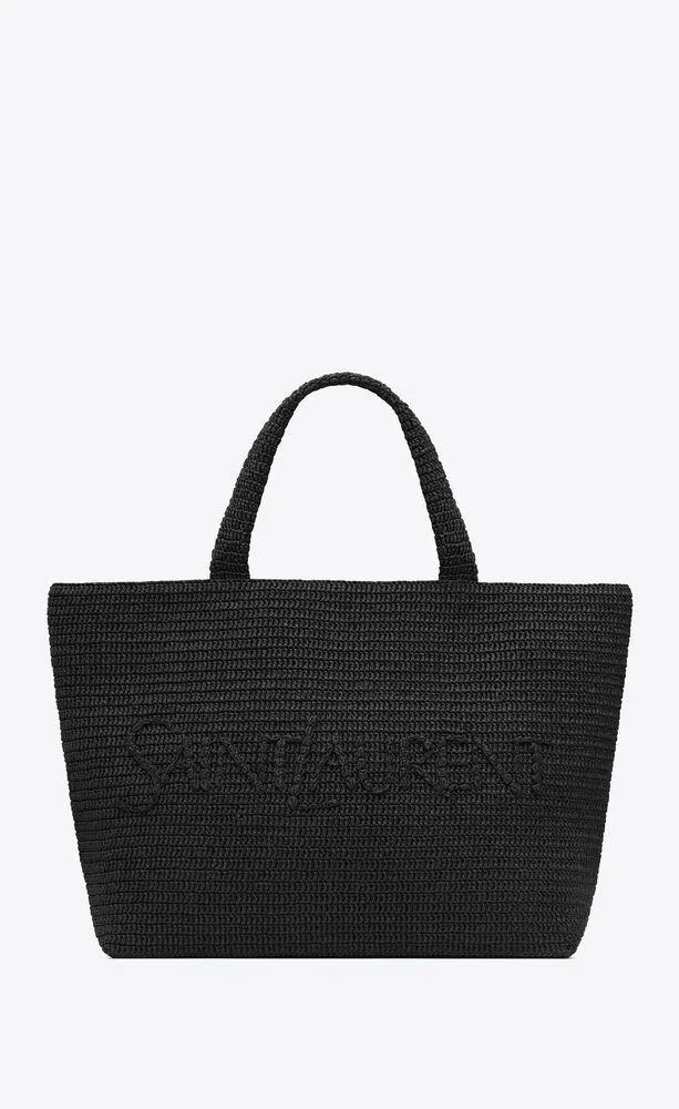 bolso tote saint laurent de rafia