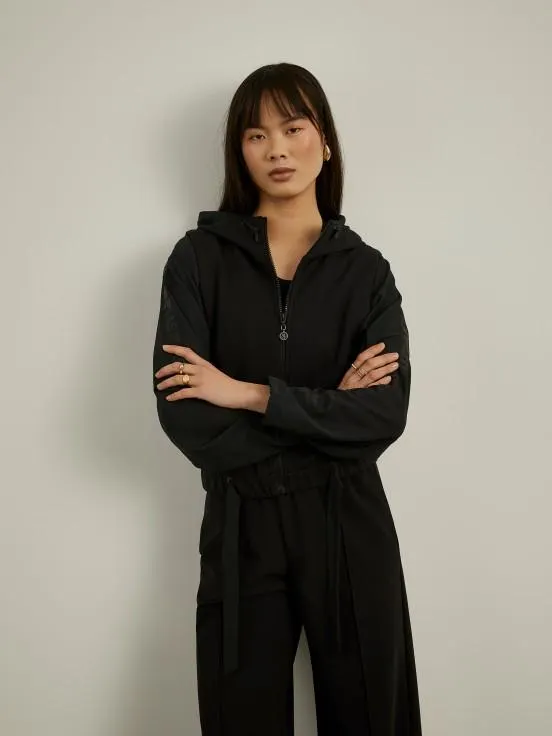 Cárdigan con capucha