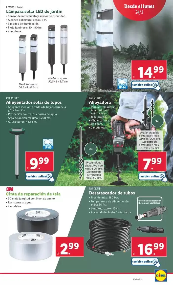 Catálogo de ¡Bazar Lidl! Ofertas válidas del 24/03 al 30/03 24 de marzo al 30 de marzo 2025 - Página 7