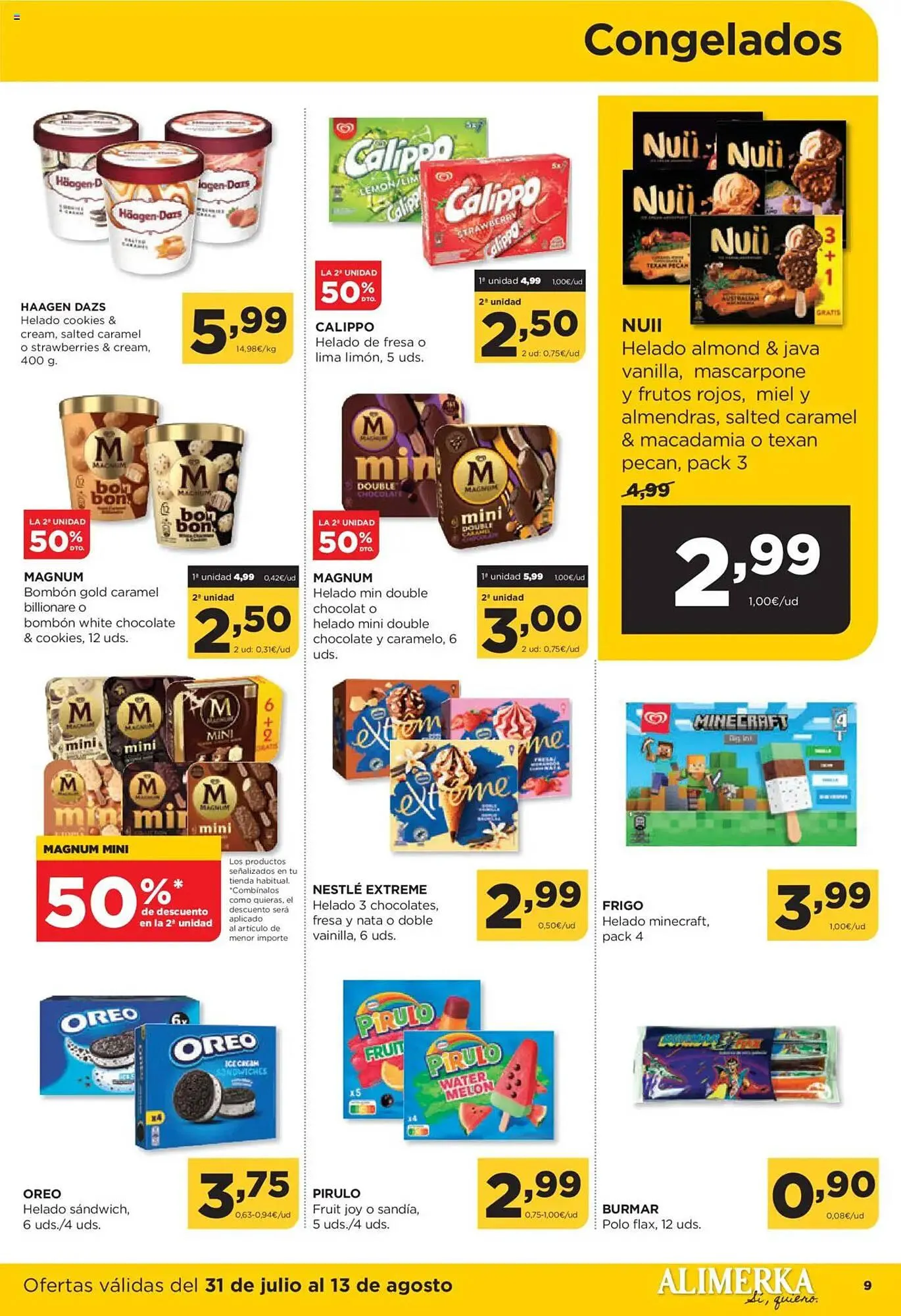 Catálogo de Folleto Alimerka 31 de julio al 13 de agosto 2025 - Página 9