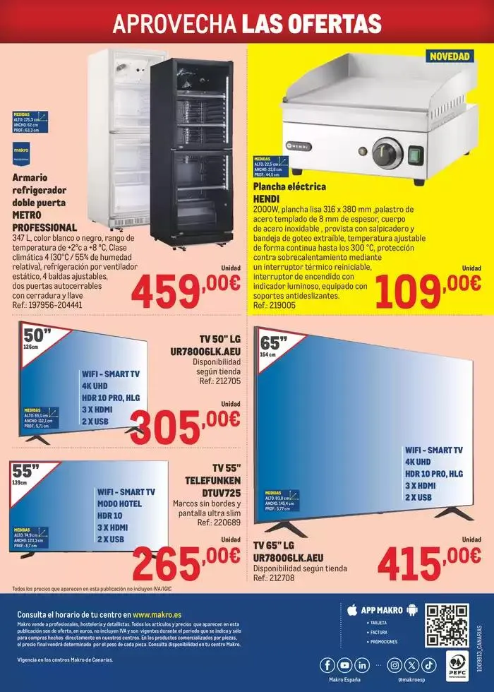 Catálogo de Makro Precios Canarias 8 de abril al 4 de mayo 2025 - Página 32