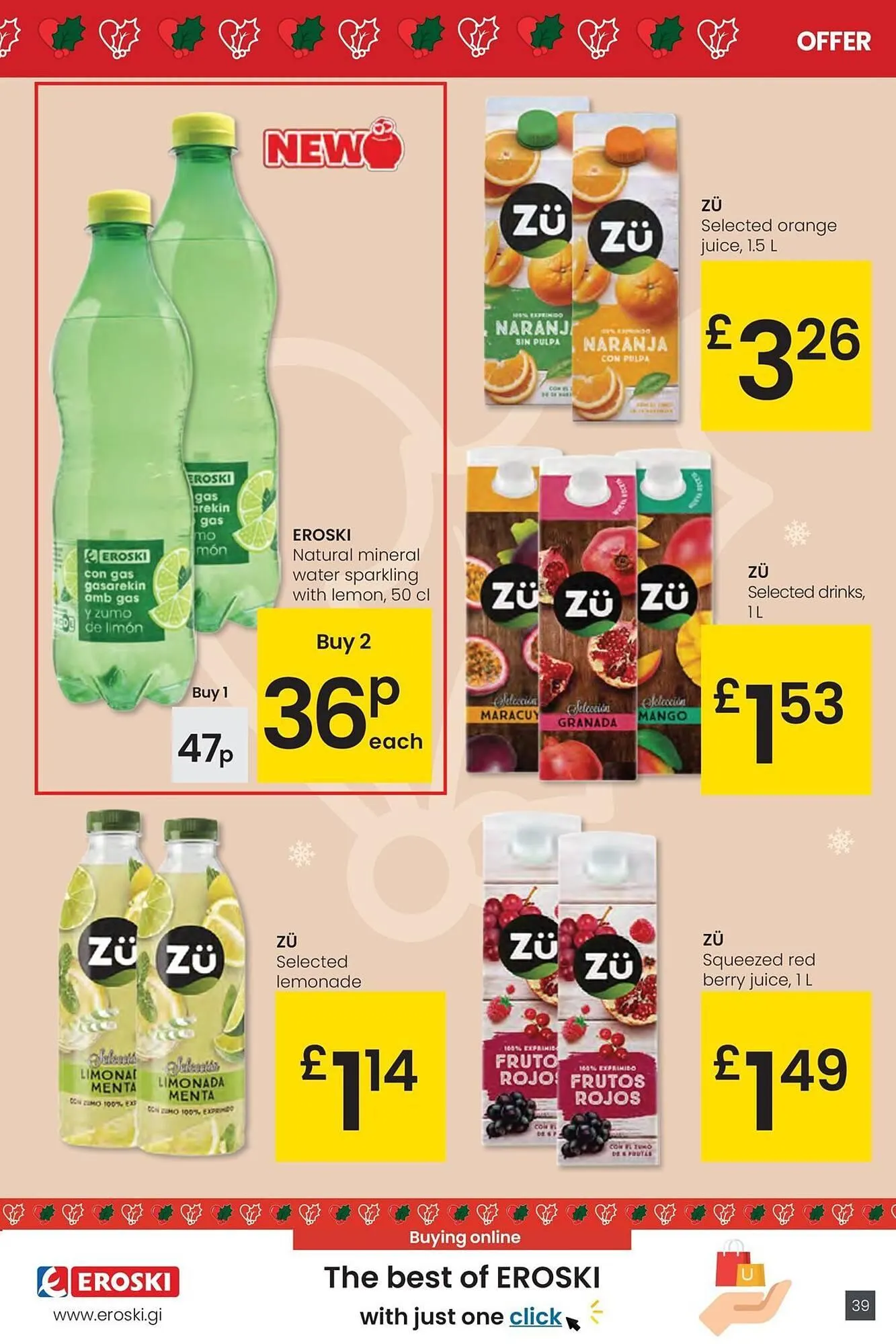 Catálogo de Folleto Eroski 18 de diciembre al 31 de diciembre 2025 - Página 39