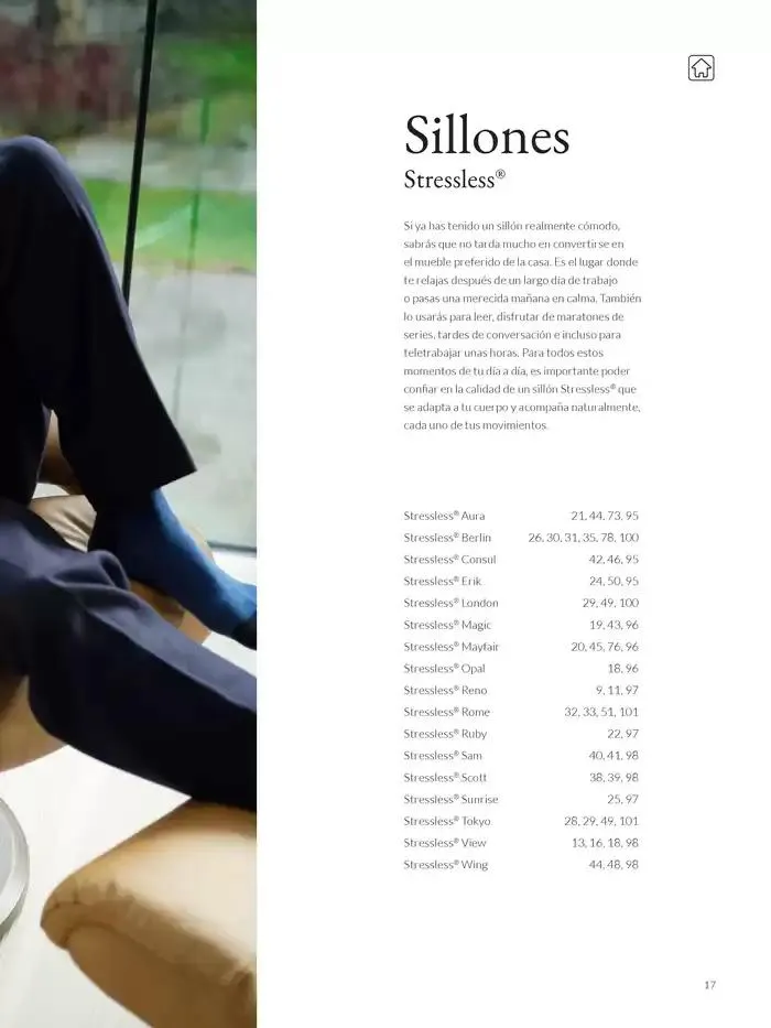 Catálogo de Catálogo Stressless 7 de marzo al 31 de agosto 2025 - Página 17