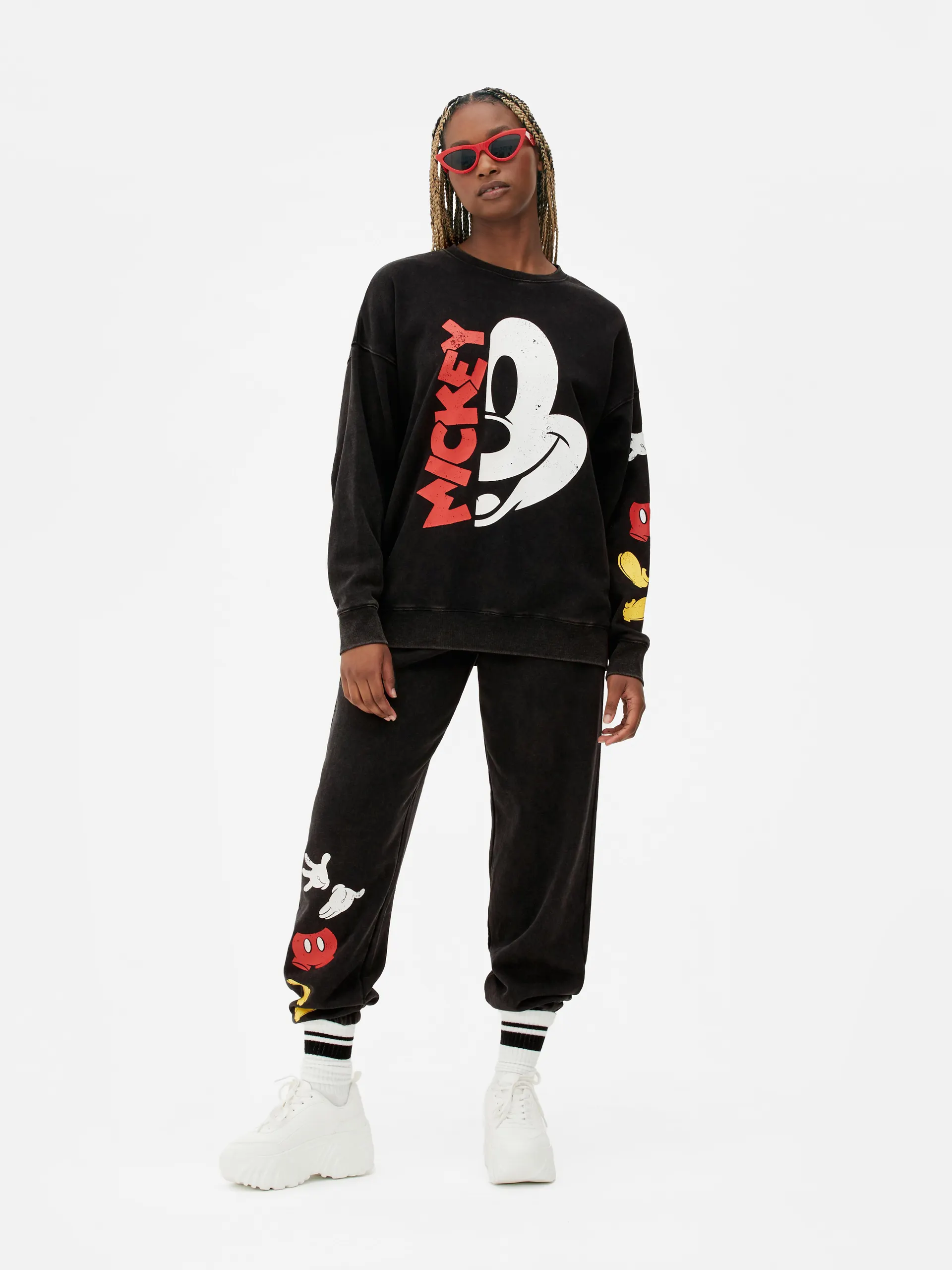 Felpa oversize Topolino Disney