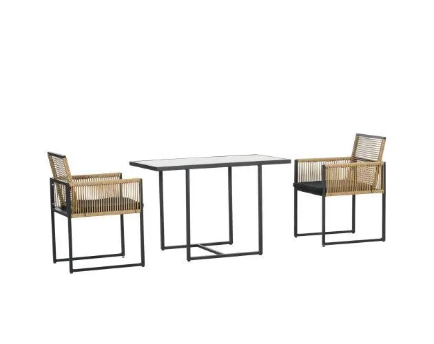 Muebles de jardín acero, pe bicolor 107x58x70 cm Outsunny