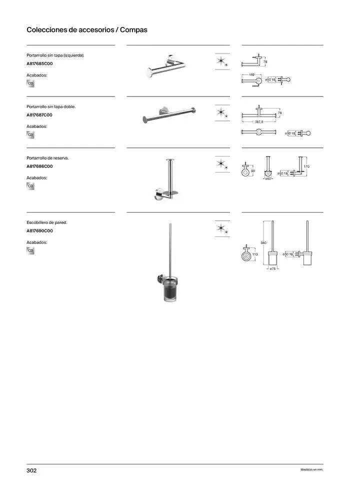 Catálogo de Colecciones de Baño, Muebles y Accesorios 9 de enero al 31 de diciembre 2025 - Página 304