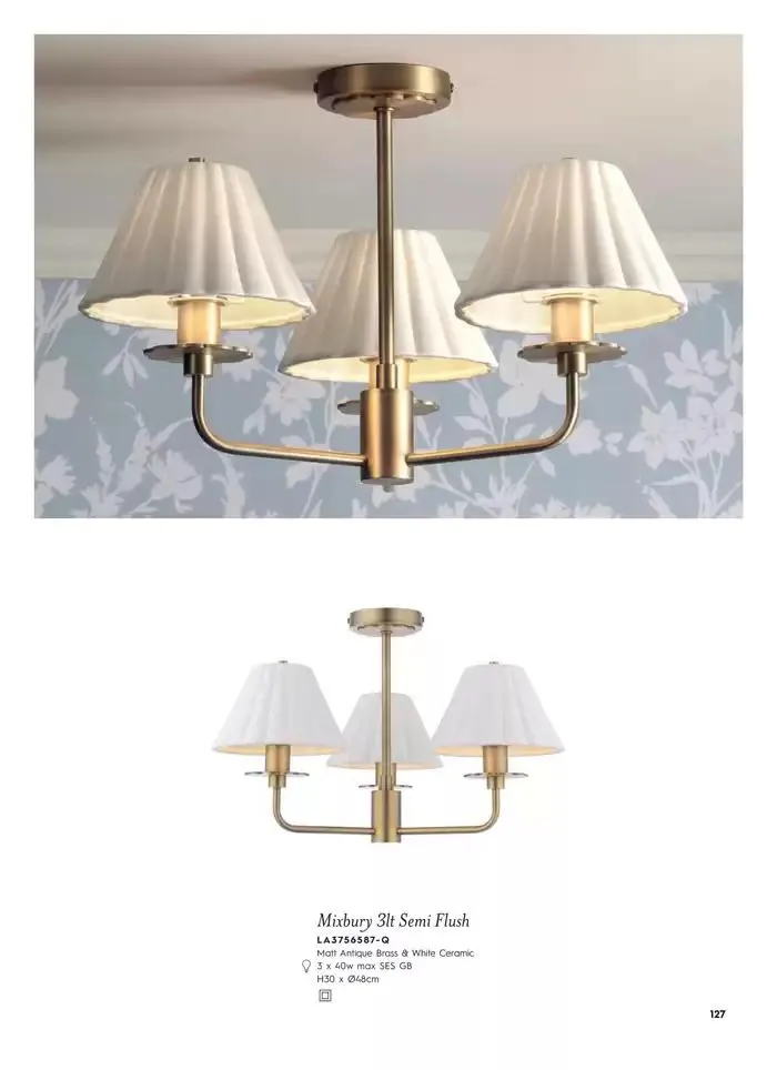 Catálogo de Lighting & Mirror Collection 12 de marzo al 31 de agosto 2025 - Página 129