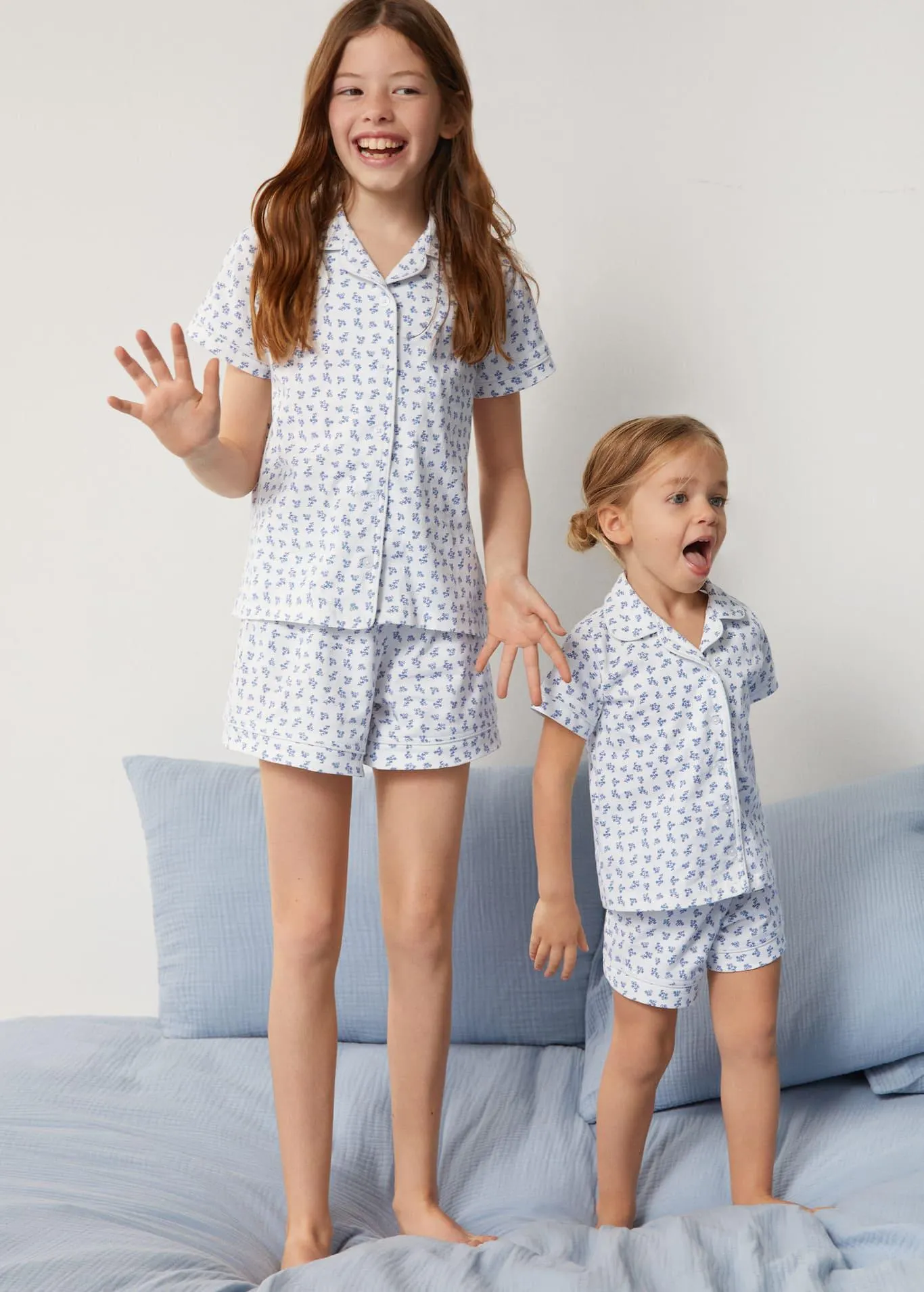 Pijama corto estampado