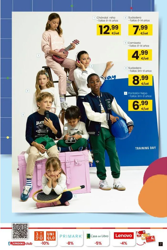 Catálogo de Ofertas Vuelta al Cole EROSKI 22 de agosto al 18 de septiembre 2024 - Página 7