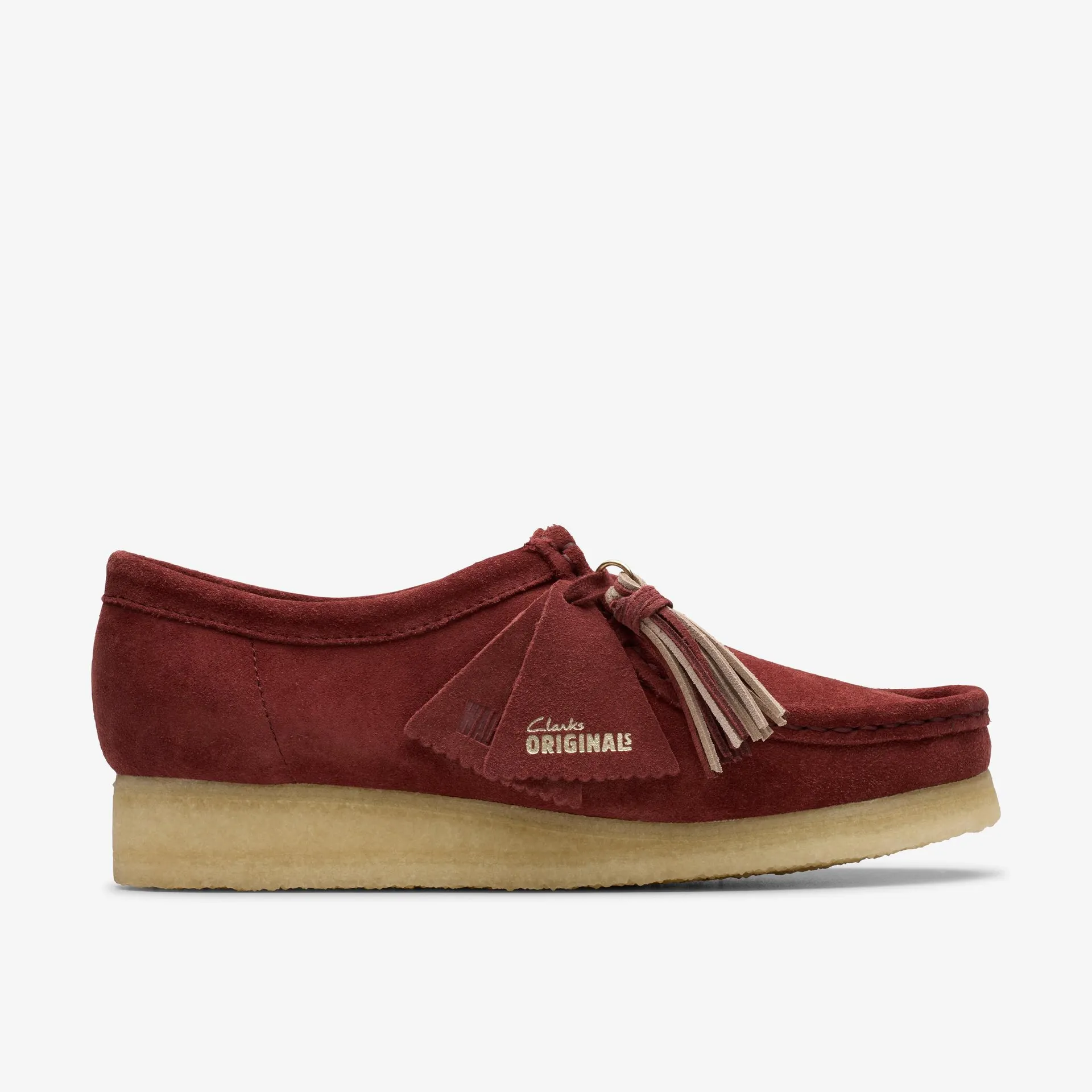 Wallabee Gamuza rojo intenso