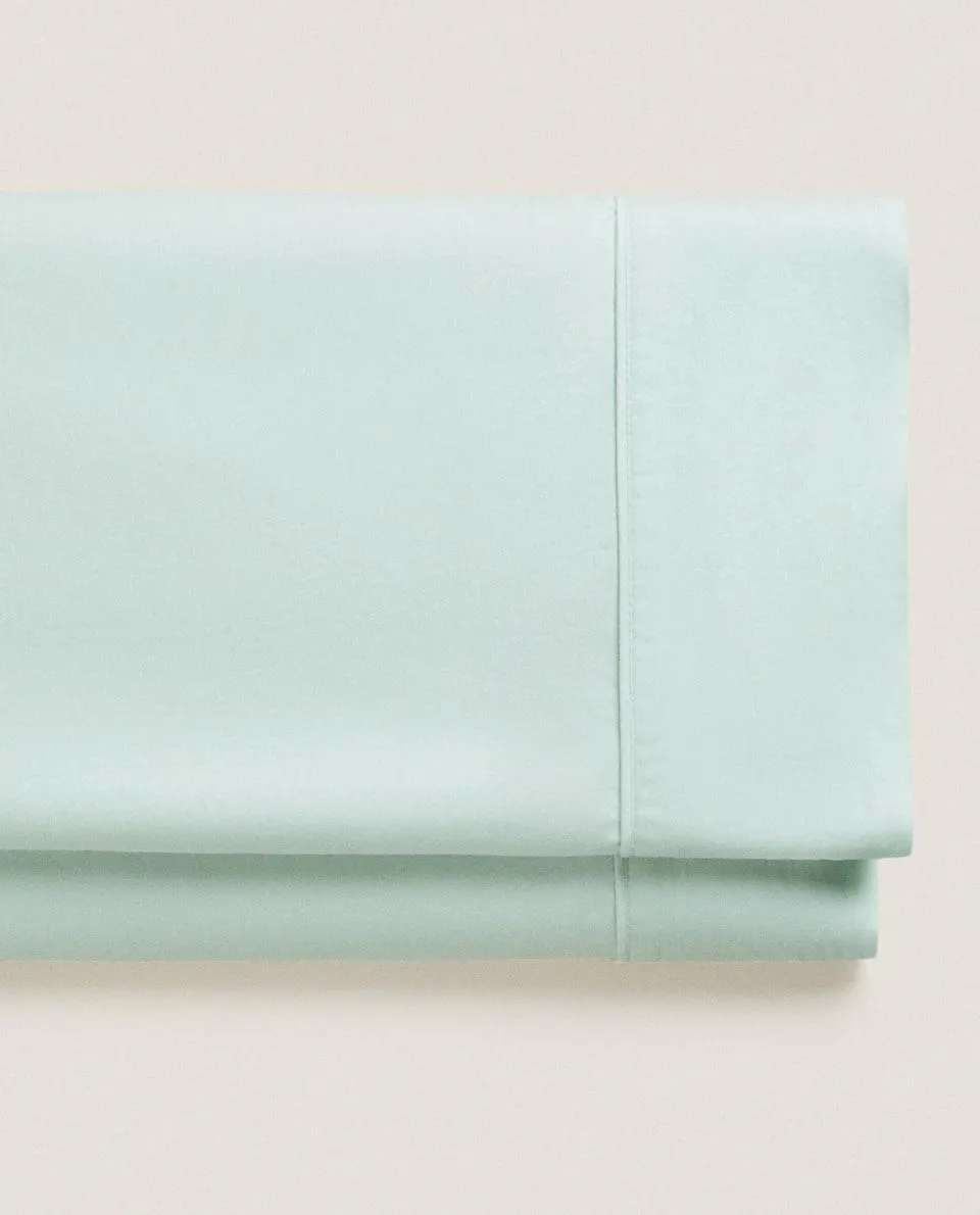 (300 HILOS) SÁBANA ENCIMERA SATÉN LAVADO