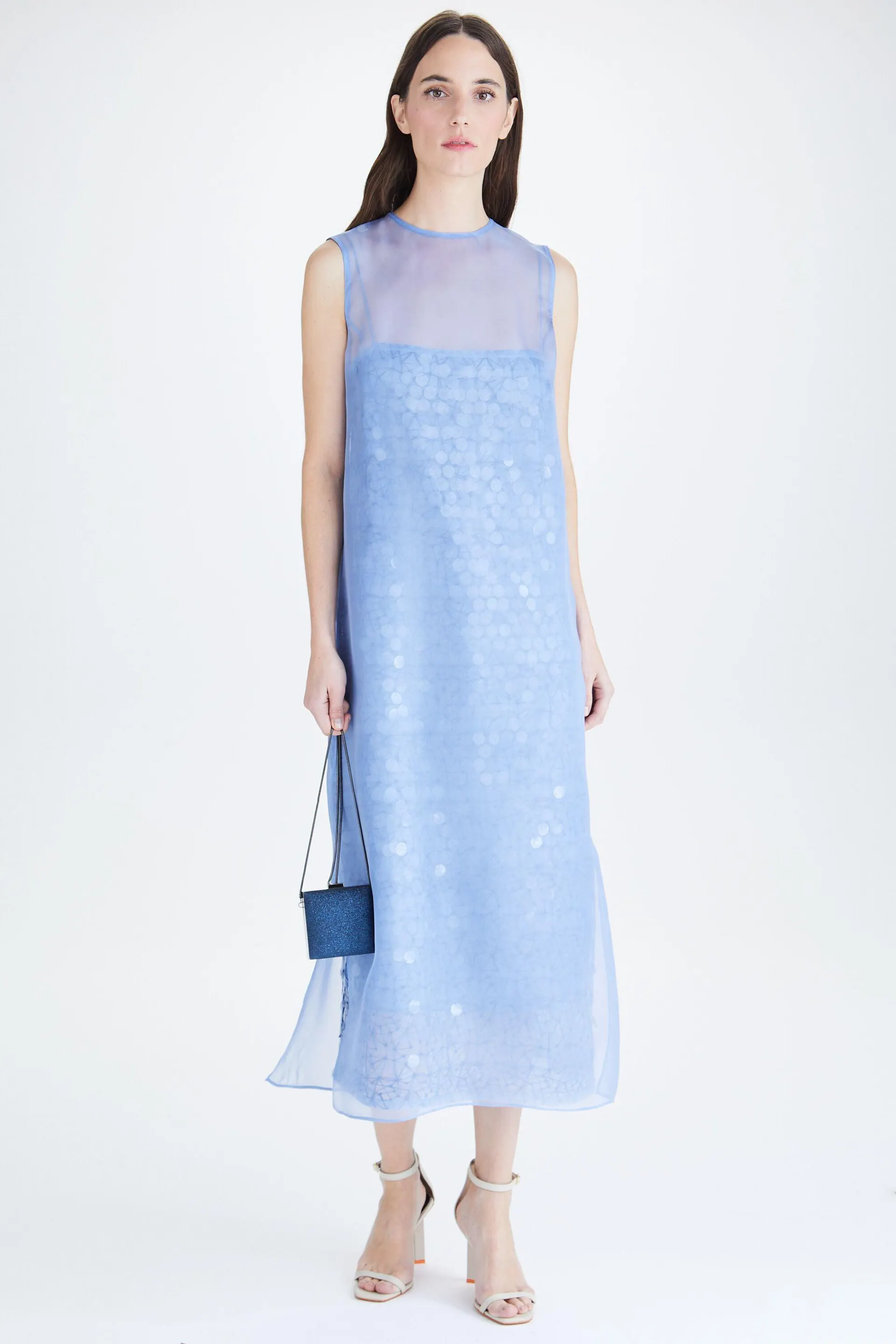 VESTIDO LENTEJUELA ORGANZA