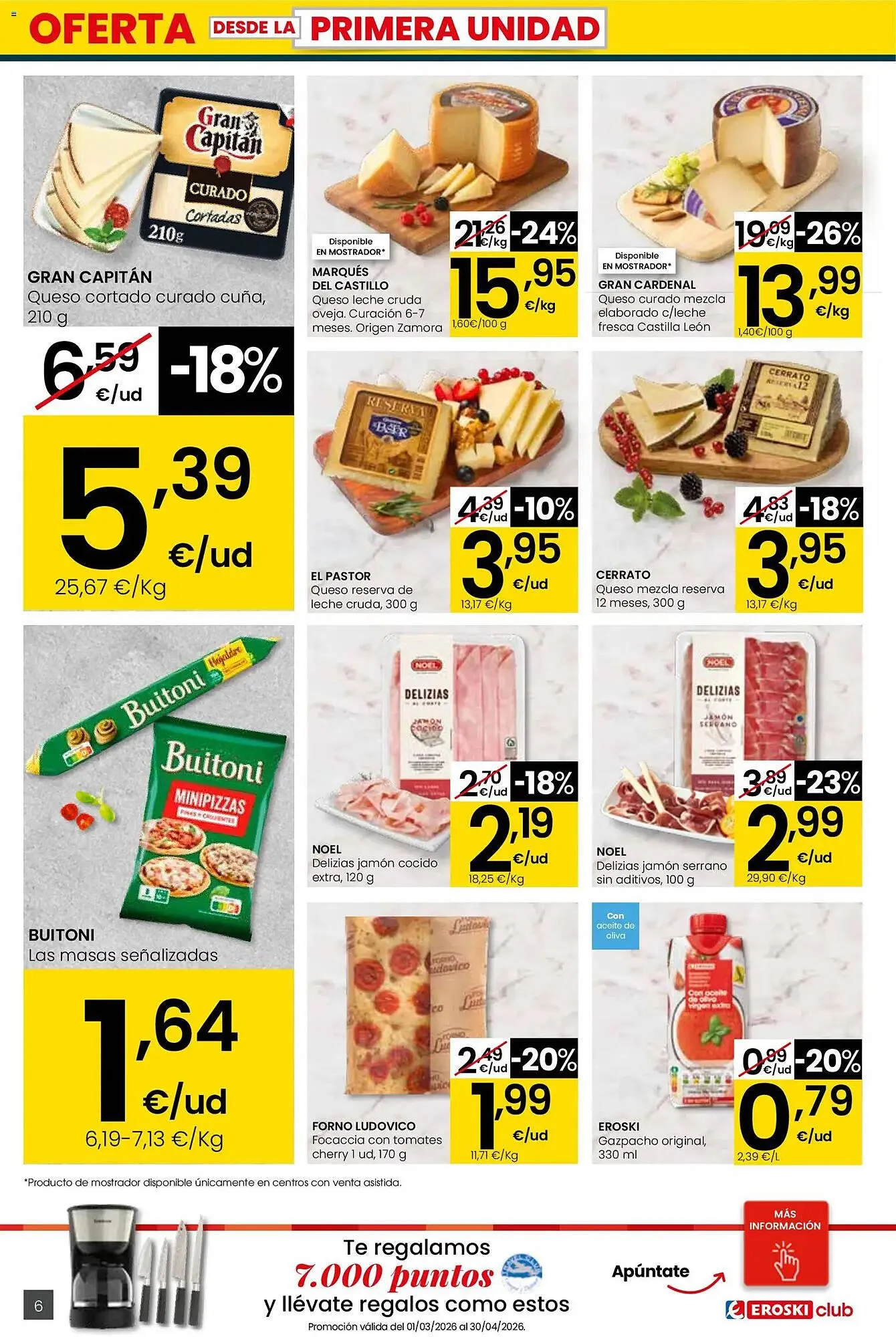 Catálogo de Folleto Eroski 26 de febrero al 11 de marzo 2026 - Página 6