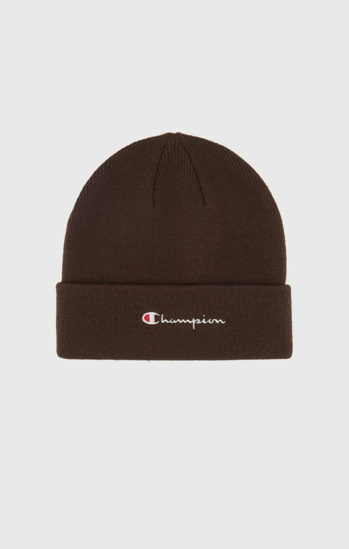 Brown Gorro de punto con logotipo