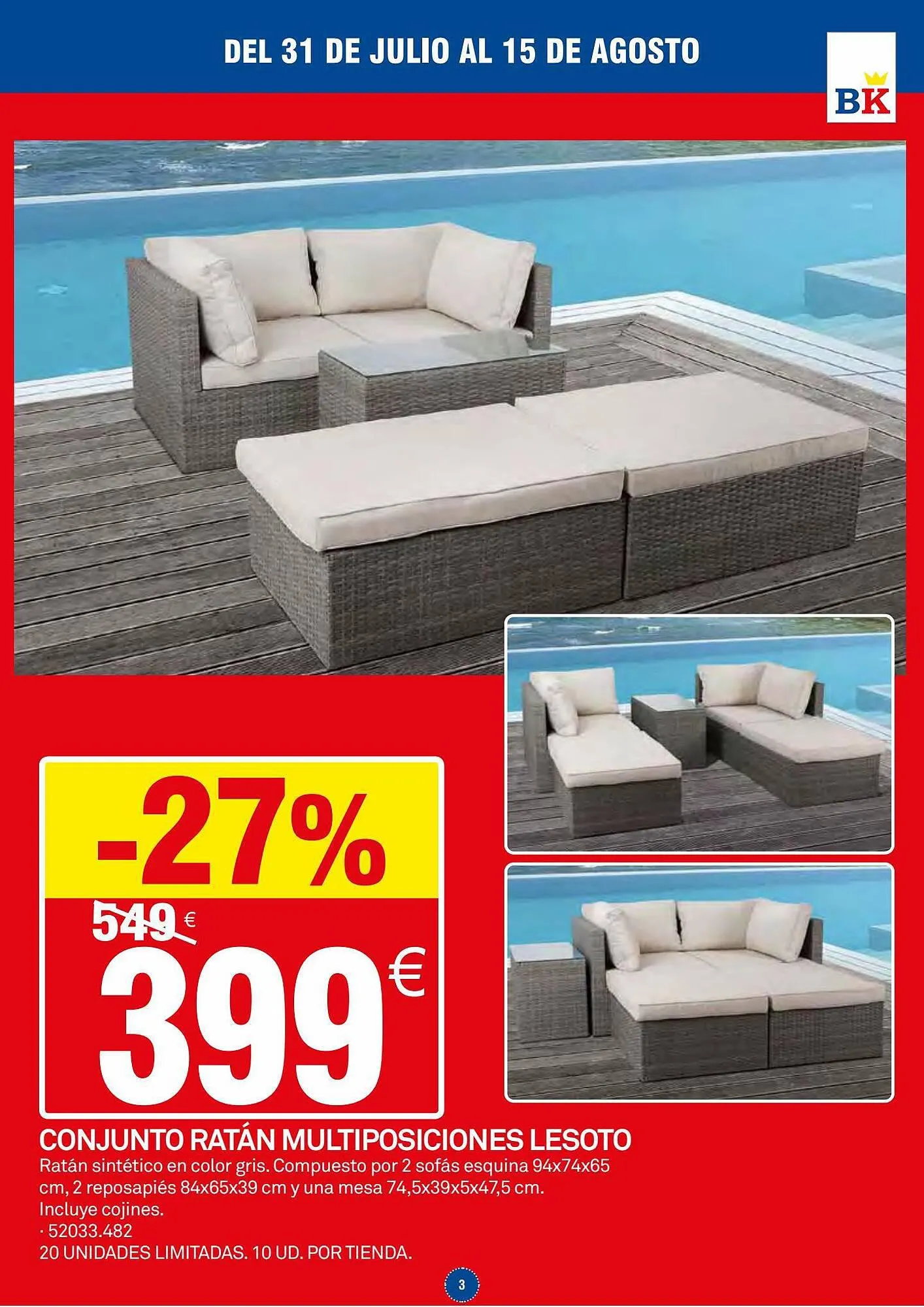 Catálogo de Folleto Bricoking 31 de julio al 3 de agosto 2023 - Página 3