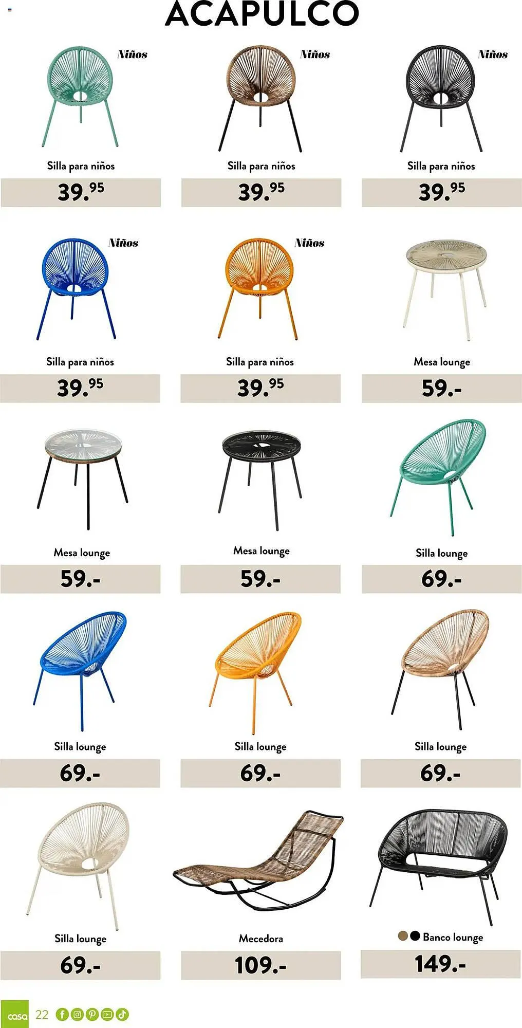 Catálogo de Folleto Casa 3 de marzo al 30 de septiembre 2025 - Página 22