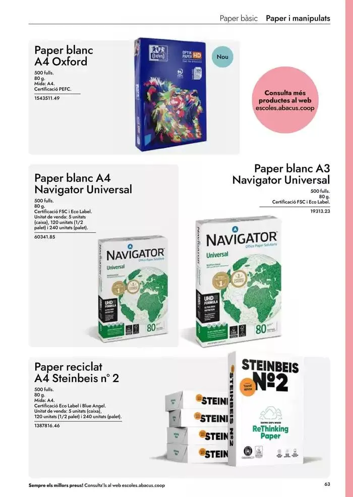 Catálogo de Catàleg Escolar 2025-2026 6 de mayo al 31 de diciembre 2026 - Página 65