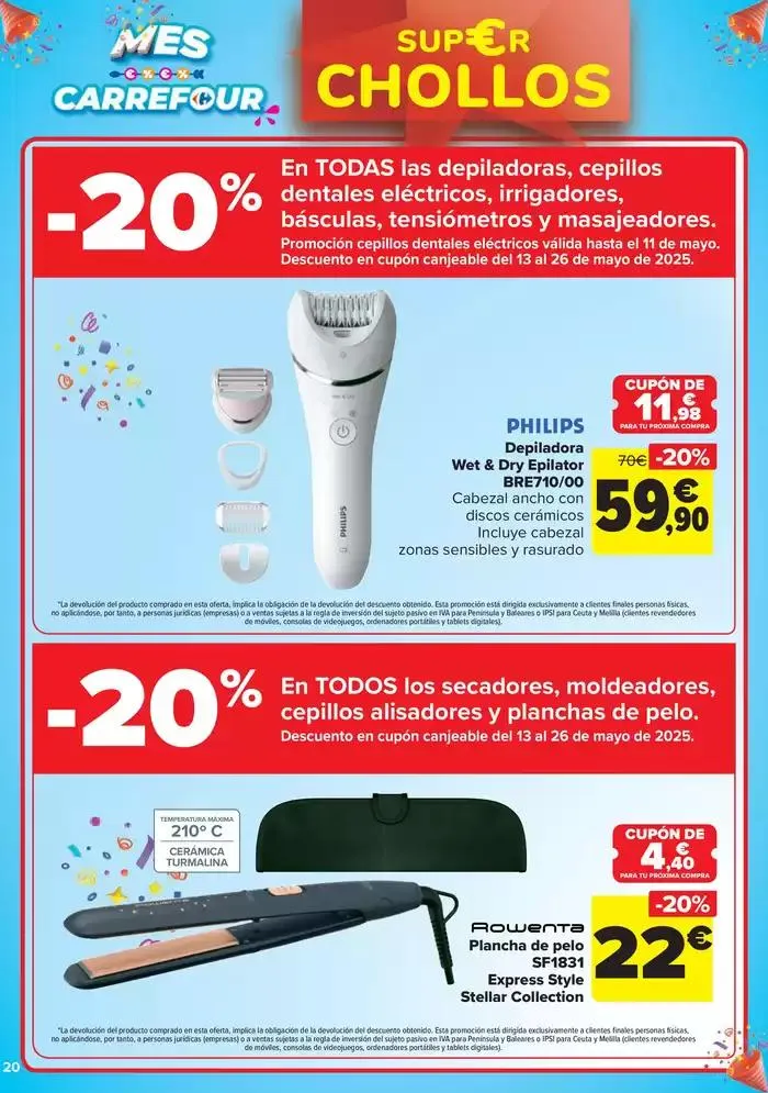 Catálogo de CHOLLOS NO ALIMENTACION 22 de abril al 12 de mayo 2025 - Página 20