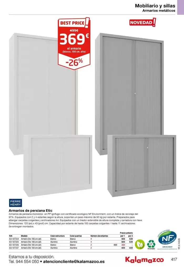 Catálogo de Staples Kalamazoo Catálogo General 9 de enero al 30 de septiembre 2025 - Página 417