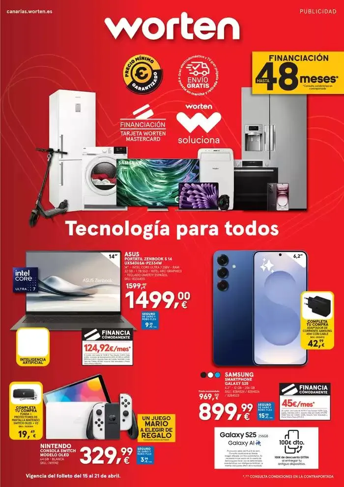 Catálogo de Tecnología para todos 16 de abril al 21 de abril 2025 - Página 1
