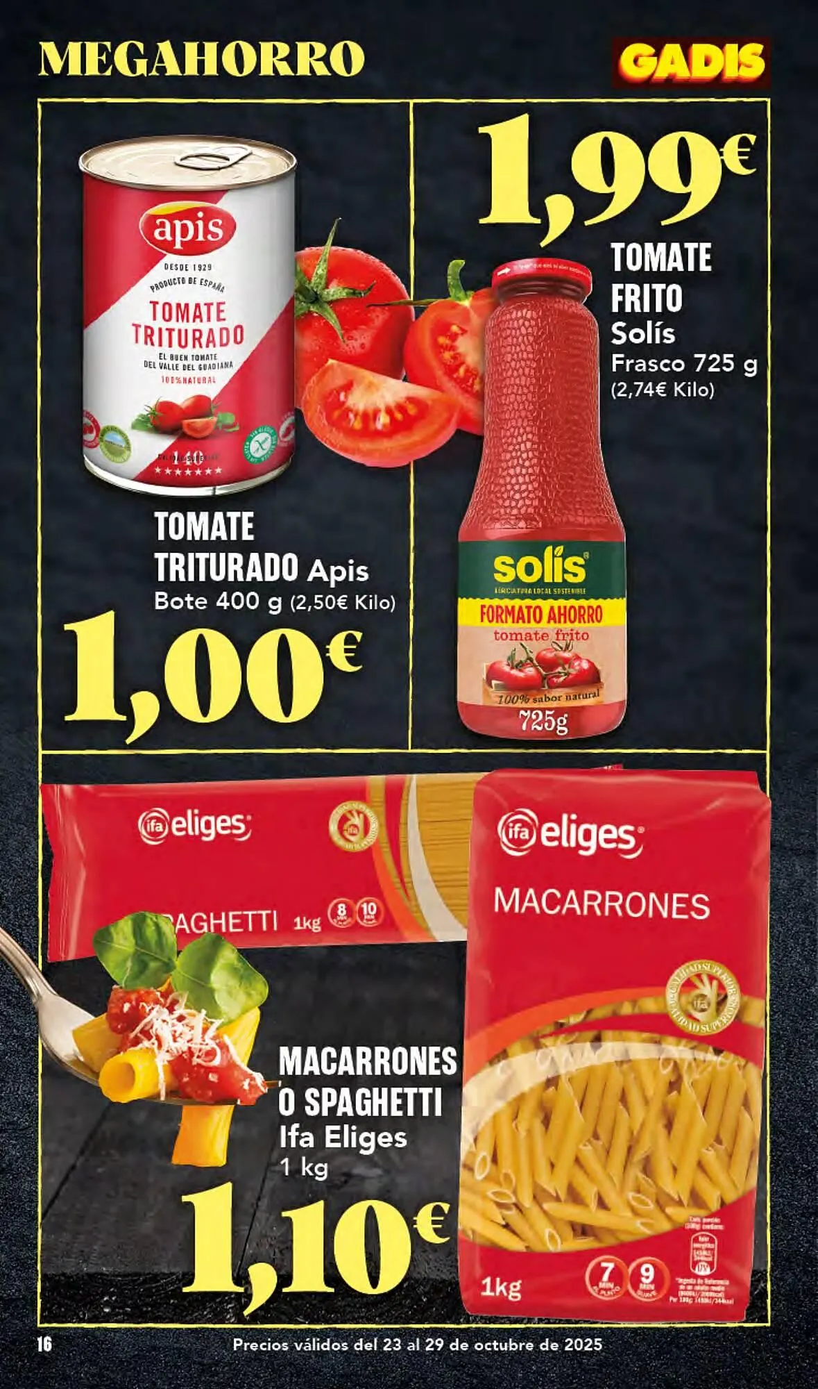 Catálogo de Folleto Gadis 23 de octubre al 29 de octubre 2025 - Página 16