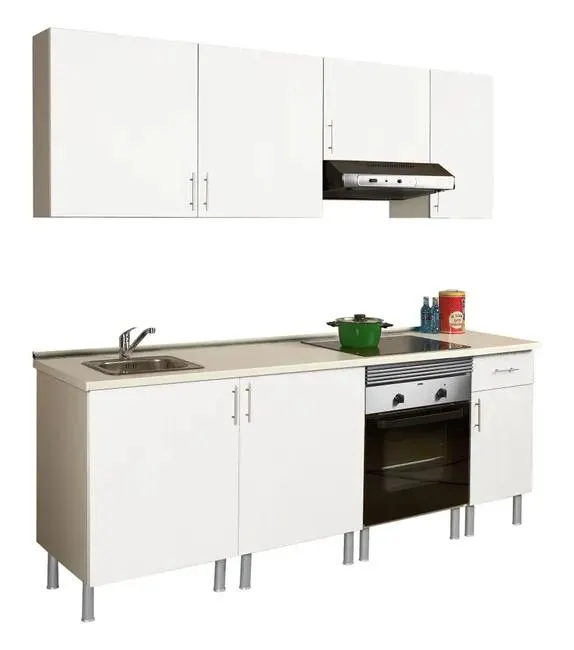 Composición de cocina BASIC blanco 2,20 m