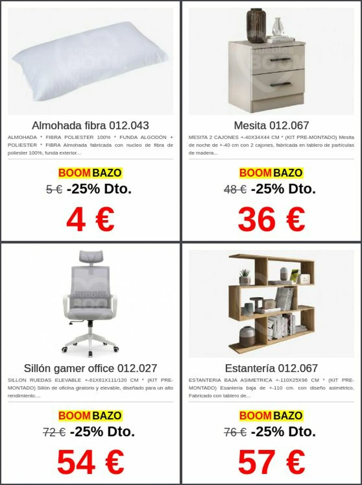 Catálogo de Muebles BOOM Oferta actual 27 de octubre al 5 de noviembre 2025 - Página 1