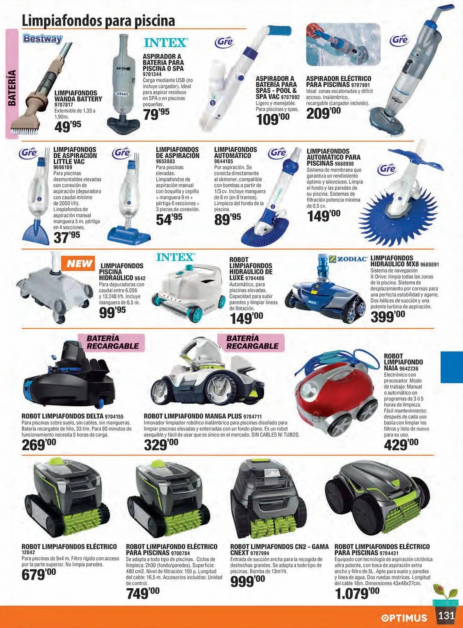 Catálogo de Folleto Optimus 27 de marzo al 31 de agosto 2023 - Página 131