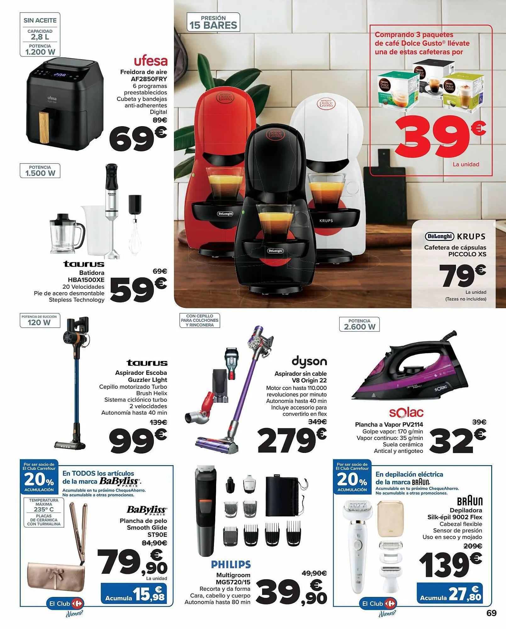 Catálogo de Folleto Carrefour 11 de julio al 26 de julio 2023 - Página 69