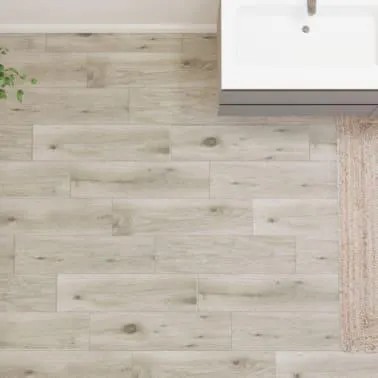 Pavimento porcelánico C2 Somo gris 20x75 cm