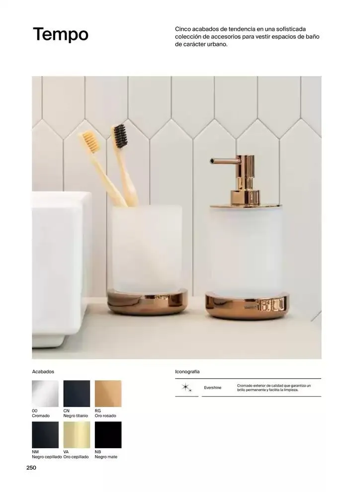 Catálogo de Colecciones de Baño, Muebles y Accesorios 9 de enero al 31 de diciembre 2025 - Página 252