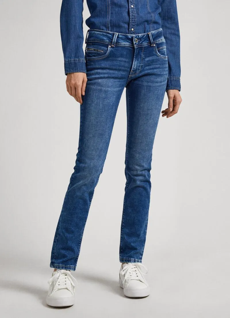 JEANS BROOKE FIT REGULAR TIRO MEDIO