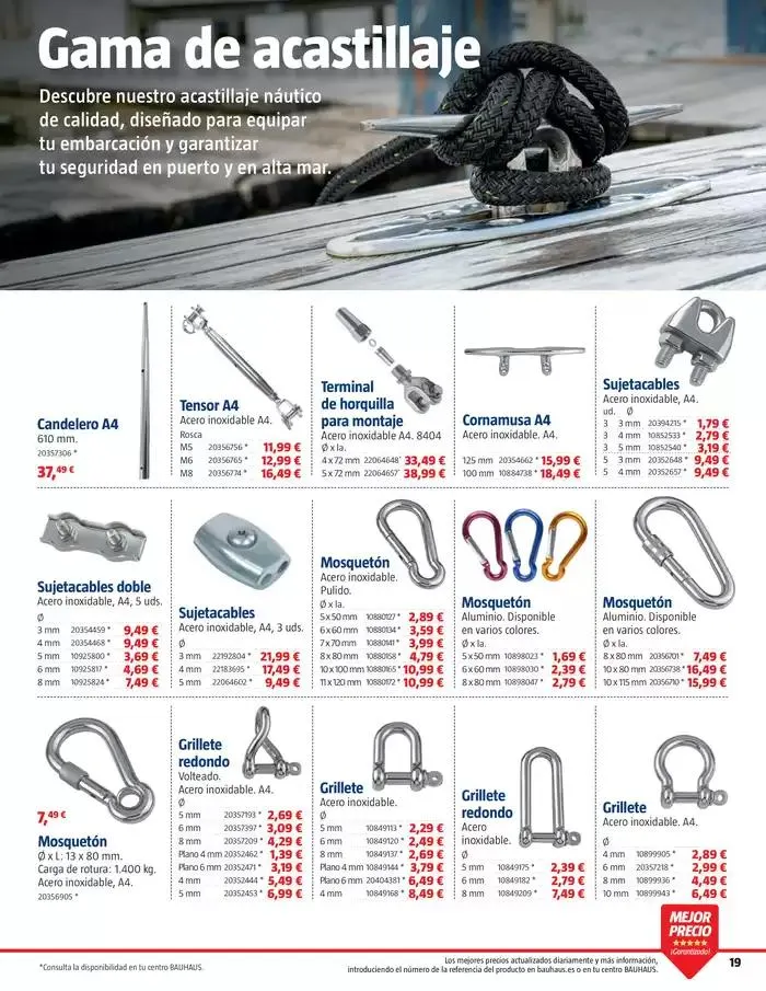 Catálogo de Náutica. Navegación y diversón 8 de abril al 9 de mayo 2025 - Página 19