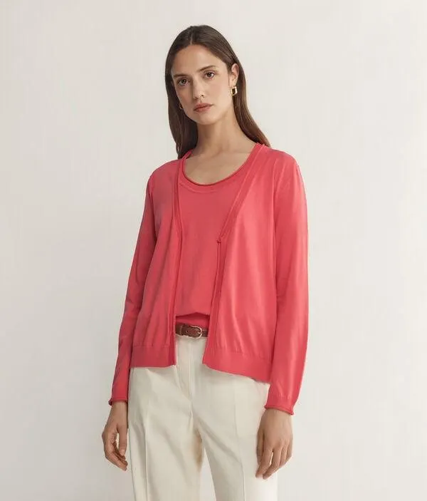 Cárdigan de manga larga