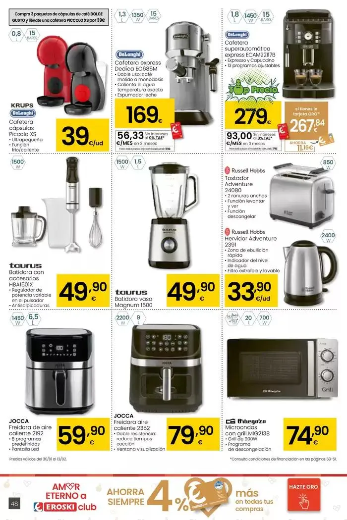 Catálogo de Más de 2000 productos, SIEMPRE A BUEN PRECIO HIPERMERCADOS EROSKI 30 de enero al 11 de febrero 2025 - Página 48