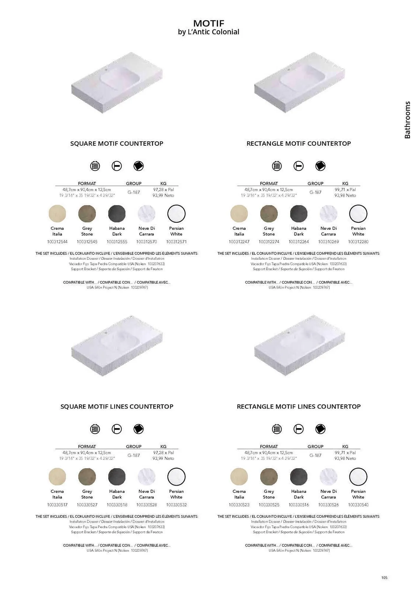 Catálogo de Folleto Porcelanosa 31 de marzo al 8 de febrero 2024 - Página 112