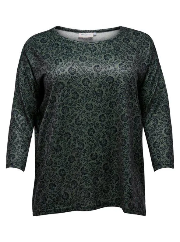 Camiseta estampada manga 3/4