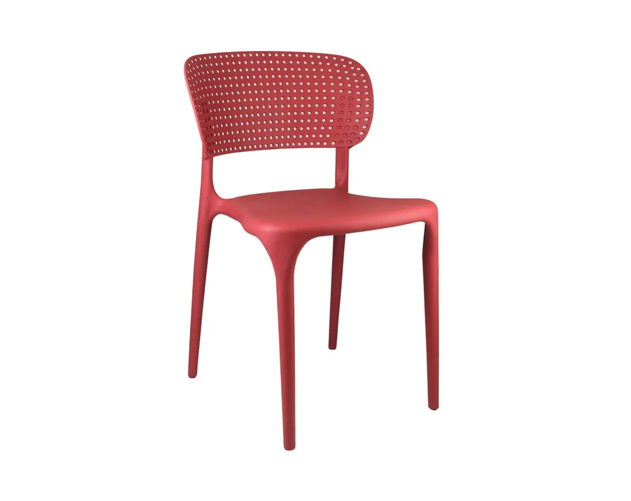 Silla de exterior apilable marilyn 75x47x49,5cm thinia home