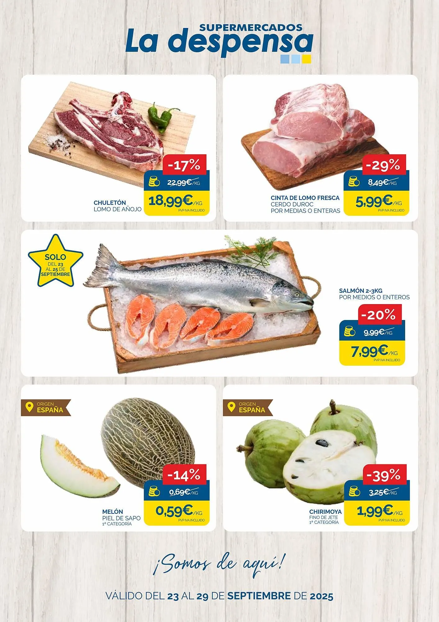 Catálogo de Folleto Supermercados La Despensa 23 de septiembre al 29 de septiembre 2025 - Página 1