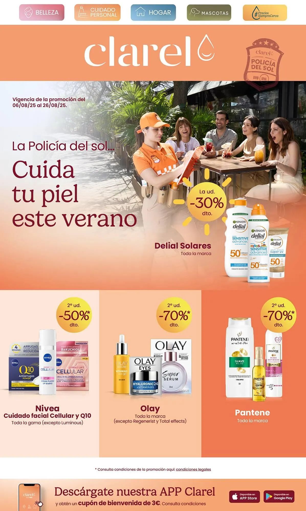 Catálogo de Folleto Clarel 6 de agosto al 26 de agosto 2025 - Página 1